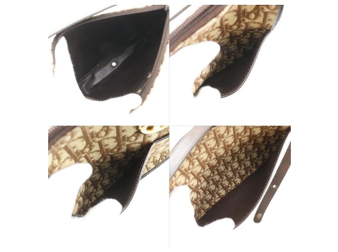 Borsa a Spalla Christian Dior Trotter Marrone - vista 6