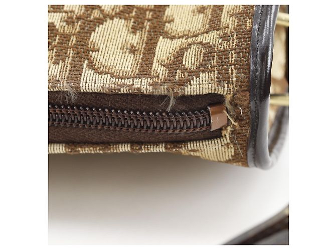 Borsa a Spalla Christian Dior Trotter Marrone - vista 9