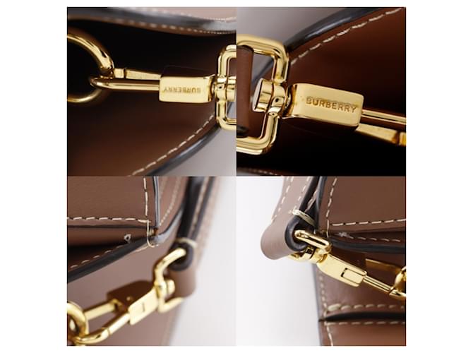 Borsa a tasca Burberry Medium Marrone - vista 16