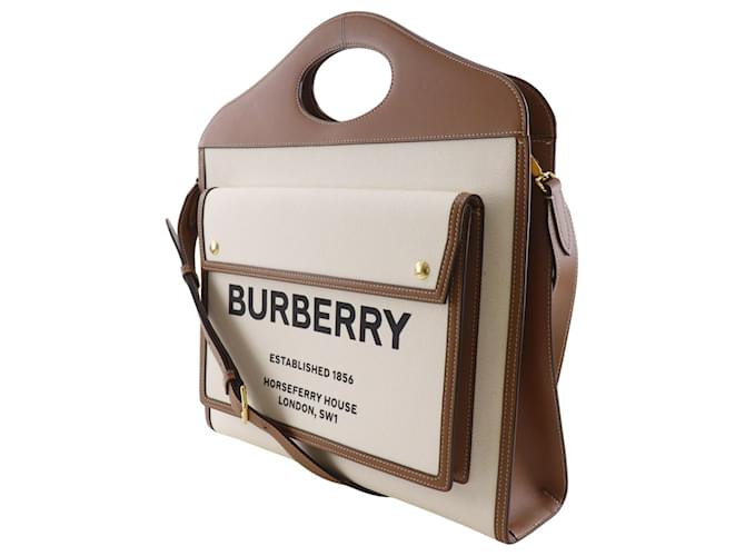 Borsa a tasca Burberry Medium Marrone - vista 2