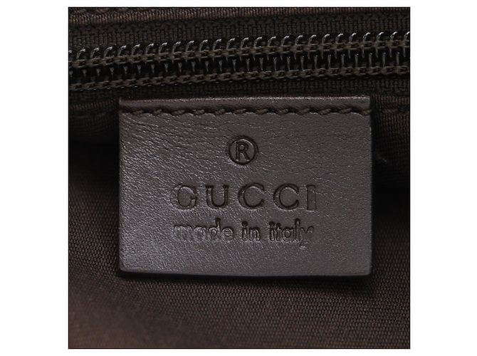 Borsa a tracolla Gucci in tela GG marrone - vista 15