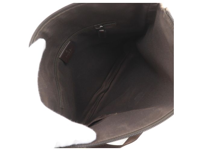 Borsa a tracolla Gucci in tela GG marrone - vista 7