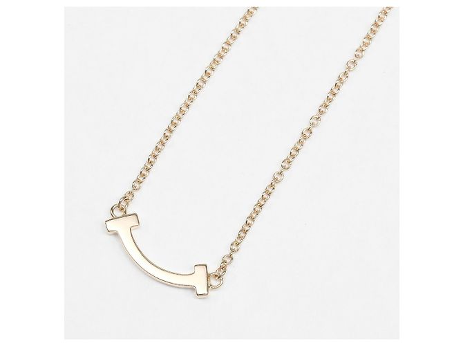 Collana T Smile Mini di Tiffany & Co. in oro rosa 18K - vista 3