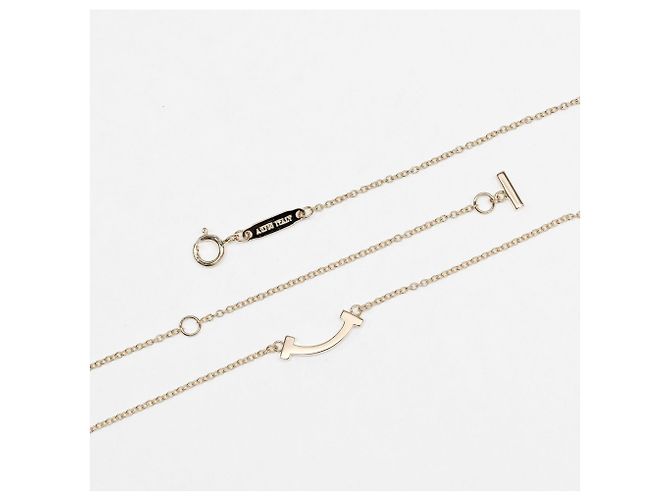 Collana T Smile Mini di Tiffany & Co. in oro rosa 18K - vista 5