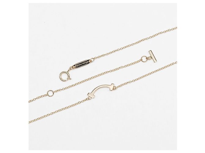 Collana T Smile Mini di Tiffany & Co. in oro rosa 18K - vista 6