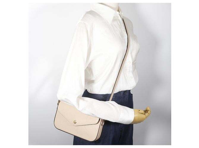 Bolso de hombro Gucci GG Super Mini Beige - vista 12
