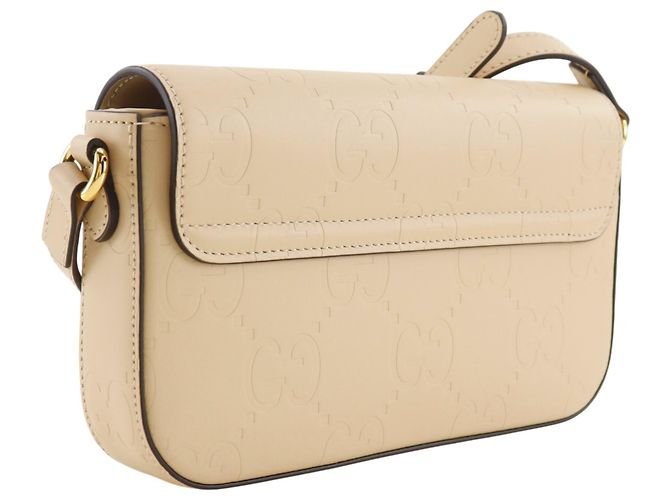 Bolso de hombro Gucci GG Super Mini Beige - vista 3