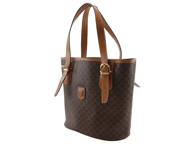 Céline Borsa a secchiello Celine Macadam Marrone - vista 2