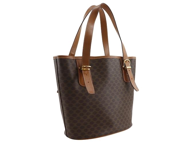 Céline Borsa a secchiello Celine Macadam Marrone - vista 3