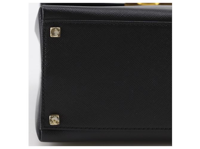 Borsa Salvatore Ferragamo Gancini Nero - vista 9