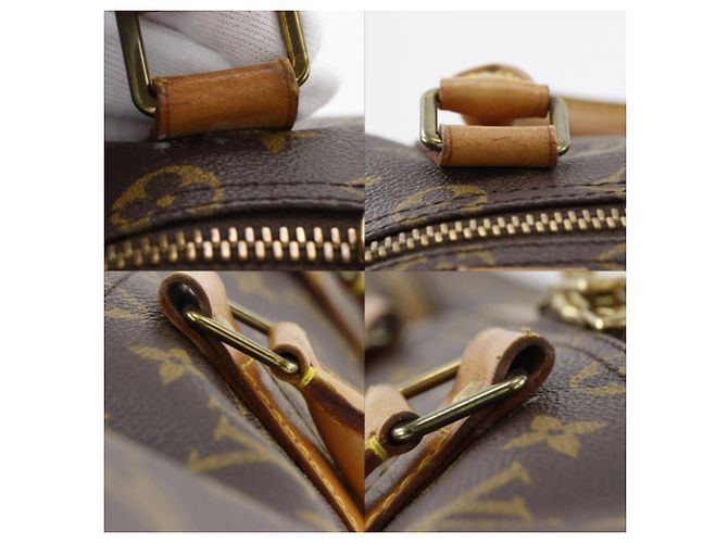 Borsa Boston Louis Vuitton Keepall 50 Marrone Monogramma - vista 11