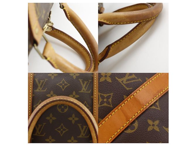 Borsa Boston Louis Vuitton Keepall 50 Marrone Monogramma - vista 12