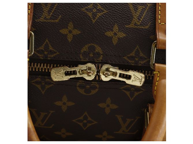 Borsa Boston Louis Vuitton Keepall 50 Marrone Monogramma - vista 13