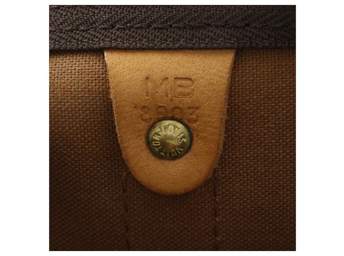 Borsa Boston Louis Vuitton Keepall 50 Marrone Monogramma - vista 16