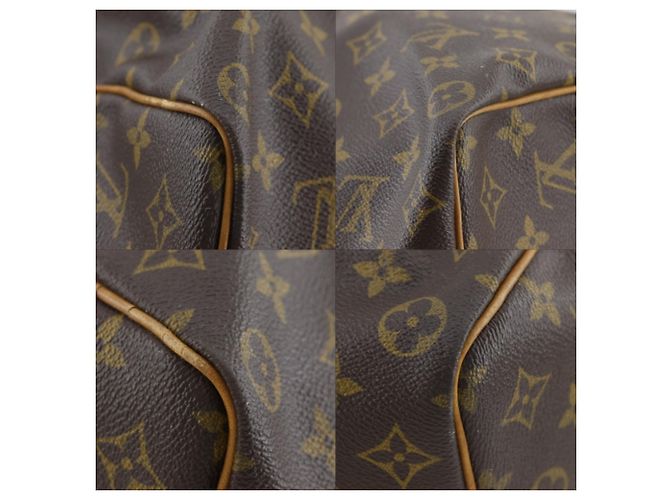 Borsa Boston Louis Vuitton Keepall 50 Marrone Monogramma - vista 4