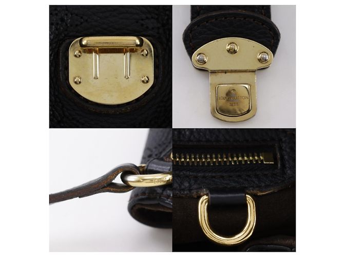 Borsa Tote Louis Vuitton Mahina L Nero - vista 11