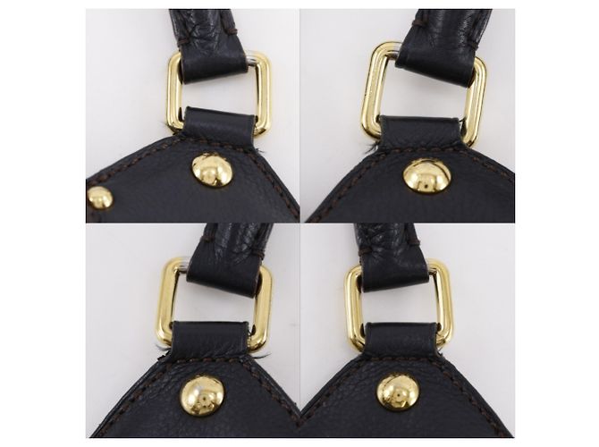 Borsa Tote Louis Vuitton Mahina L Nero - vista 13