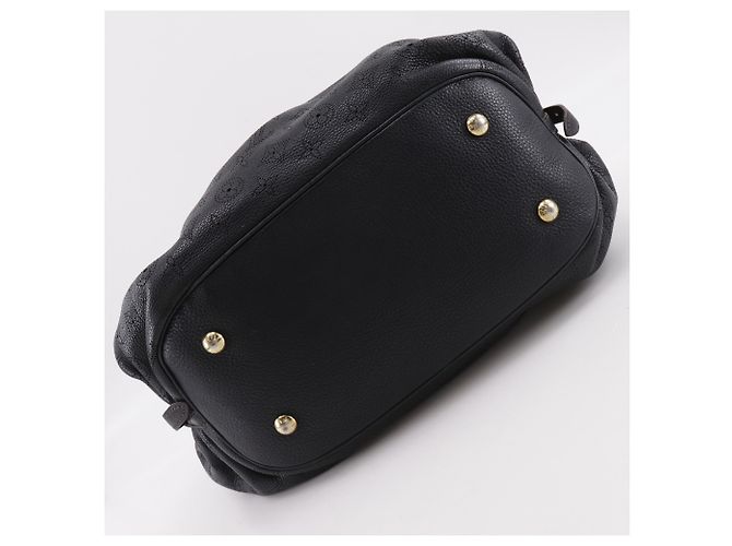 Borsa Tote Louis Vuitton Mahina L Nero - vista 17