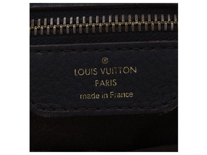Borsa Tote Louis Vuitton Mahina L Nero - vista 18