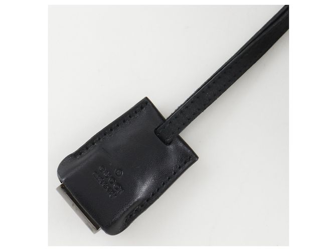 Borsa a mano Gucci in PVC nero - vista 12