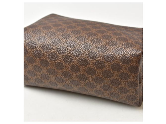 16 Céline Pochette Celine Vintage Macadam Marrone scuro - vista 6