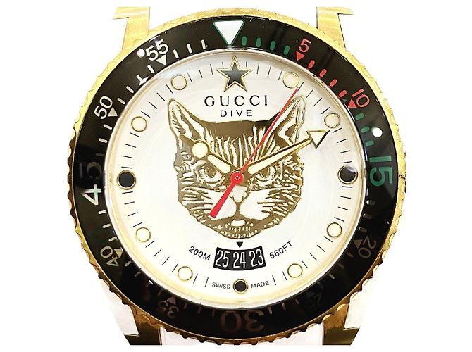 Gucci Dive Mystic Cat Uhr - Ansicht 4