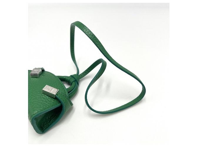 Charm per borsa a mano in pelle verde Salvatore Ferragamo - vista 8