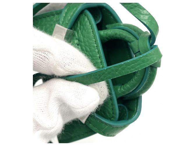Charm per borsa a mano in pelle verde Salvatore Ferragamo - vista 9