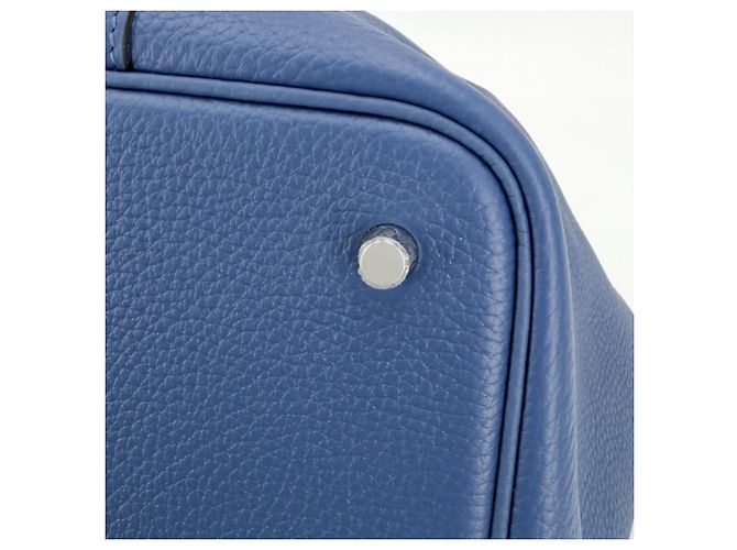 Hermès Borsa Hermes Picotin Lock MM Blu - vista 6