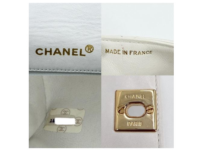 Borsa a Spalla Chanel Matelassé Diana Bianco - vista 5