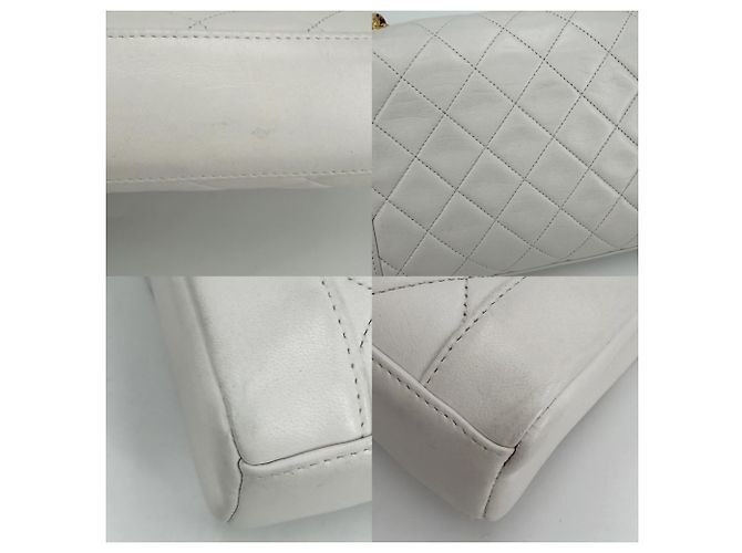 Borsa a Spalla Chanel Matelassé Diana Bianco - vista 6
