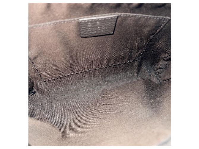 Marsupio Gucci in tela GG marrone e pelle - vista 4