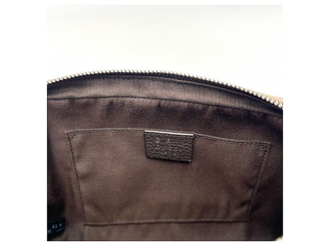 Marsupio Gucci in tela GG marrone e pelle - vista 9
