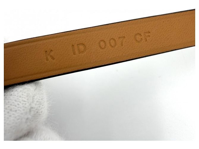 Hermès Bracciale Kelly Double Tour Hermes Marrone Nero - vista 5