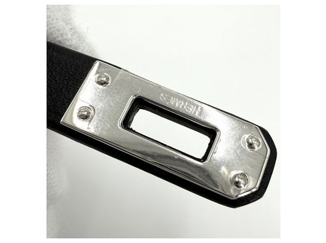 Hermès Bracciale Kelly Double Tour Hermes Marrone Nero - vista 7
