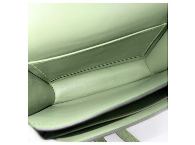 Hermès Borsa a Spalla Hermes Constance 18 Green Verde - vista 4