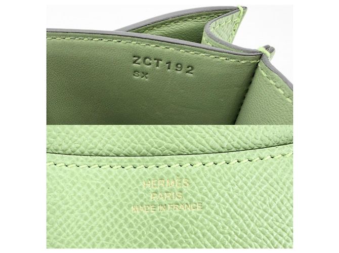 Hermès Borsa a Spalla Hermes Constance 18 Green Verde - vista 5