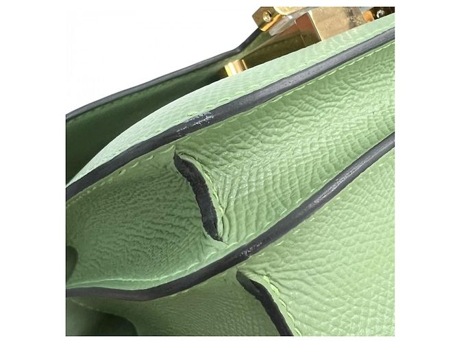 Hermès Borsa a Spalla Hermes Constance 18 Green Verde - vista 9