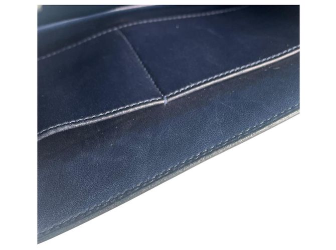 Borsa a tracolla Secana 22 da donna Hermès Blu - vista 14