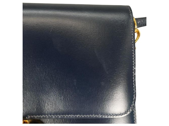 Borsa a tracolla Secana 22 da donna Hermès Blu - vista 15