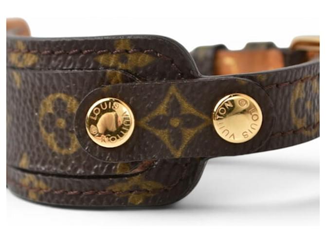 Bracciale Charm Monogram Louis Vuitton D'oro - vista 4