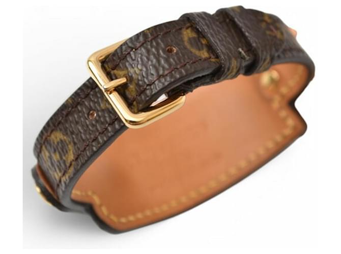 Bracciale Charm Monogram Louis Vuitton D'oro - vista 5
