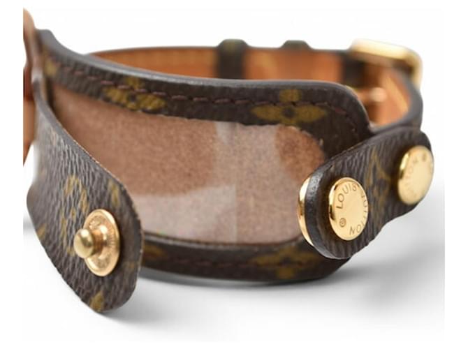 Bracciale Charm Monogram Louis Vuitton D'oro - vista 7