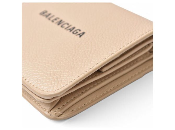 Balenciaga Mini Bi-Fold Wallet Beige - Ansicht 6
