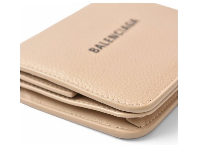 Balenciaga Mini Bi-Fold Wallet Beige - Ansicht 7