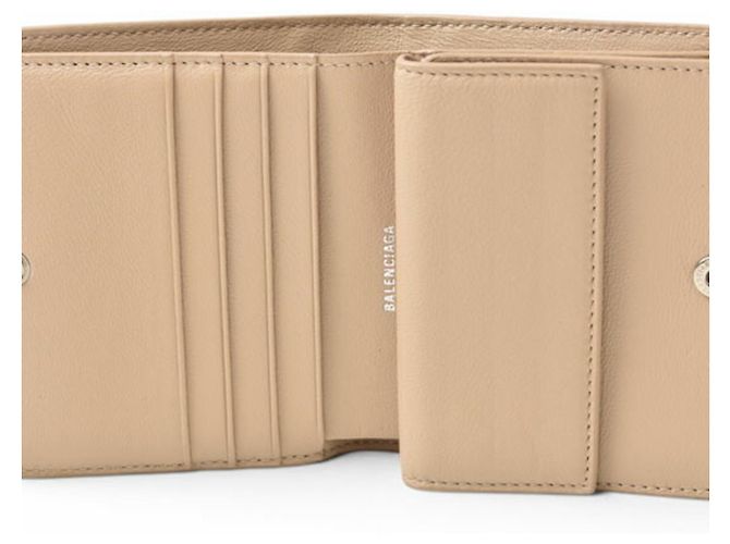 Balenciaga Mini Bi-Fold Wallet Beige - Ansicht 8