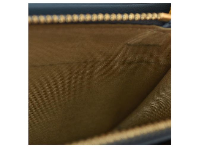 Cartera larga de cuero Martina de Jimmy Choo Azul Amarillo - vista 16