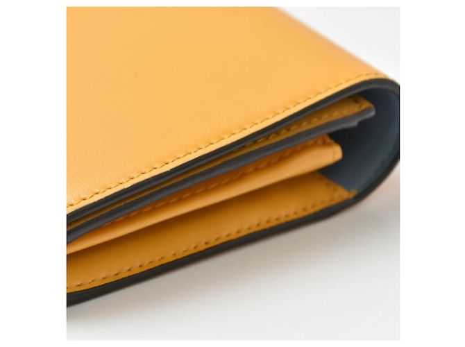 Cartera larga de cuero Martina de Jimmy Choo Azul Amarillo - vista 5