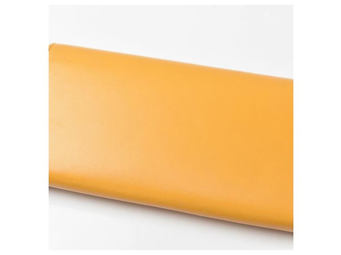 Cartera larga de cuero Martina de Jimmy Choo Azul Amarillo - vista 7