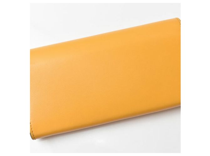 Cartera larga de cuero Martina de Jimmy Choo Azul Amarillo - vista 8